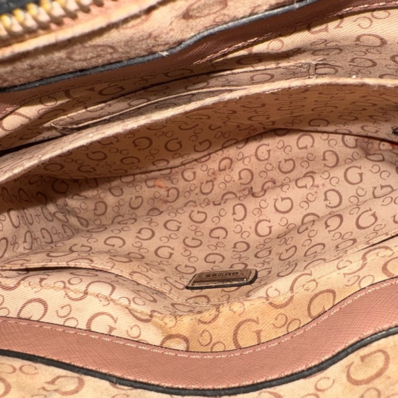 Guess Pink Logo Crossbody Bag - Picture 9 of 12